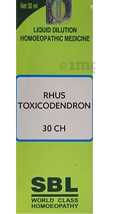 SBL Rhus Toxicodendron Dilution