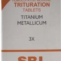 sbl titanium metallicum trituration tablet 3x