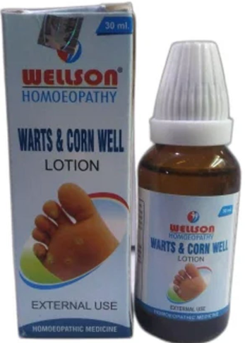 Wellson Warts & Corn well Lotion – Natural Solution for Removing Warts and Corns