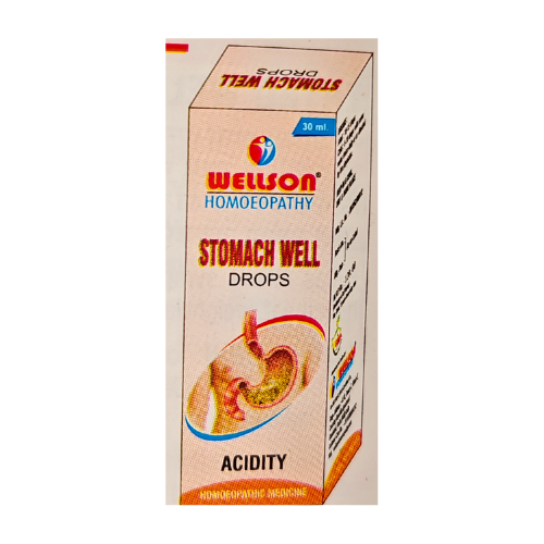 Wellson Stomach Well Drops - Natural Relief for Gastritis, Heartburn, and Bloating