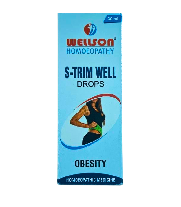 Wellson S-Trim Well Drops - Homeopathic remedy for weight loss, energy boost, and healthy lifestyle