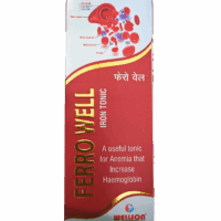 Wellson Ferro Well Iron Tonic – Best Homeopathic Iron Supplement for Anemia & Energy