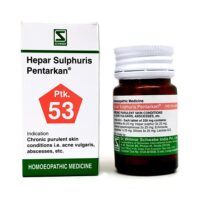 Schwabe Hepar Sulphuris Pentarkan PTK 53 – Homeopathic Skin Infection Treatment