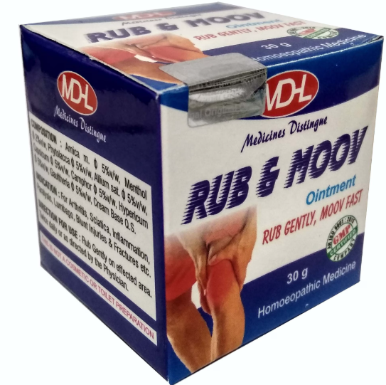 MDHL Rub & Moov Ointment – Herbal Pain Relief Cream for Joints and Muscles
