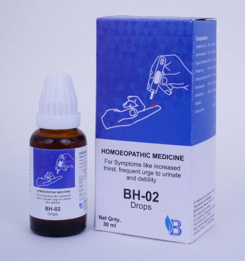 BHVP BH-02 Drops homeopathic medicine for frequent urination and thirst