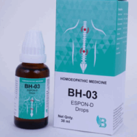 BHVP BH-03 Drops homeopathic remedy for back pain and spinal stiffness