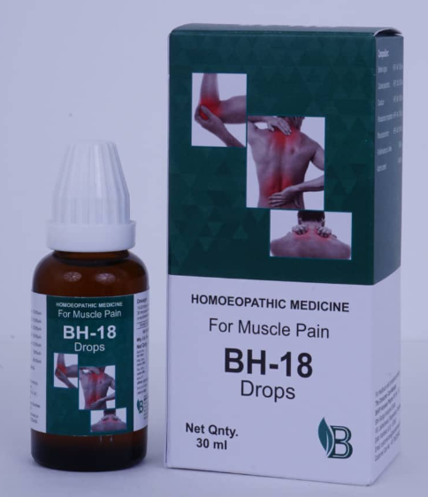 BHVP BH-18 Drops for Back Pain and Muscle Ache Relief