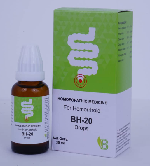 BHVP BH-20 Drops for Hemorrhoid Relief