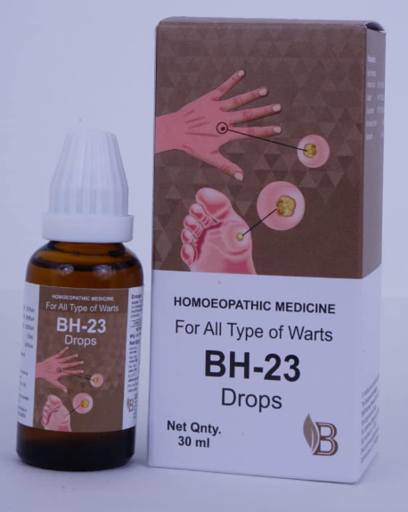 BHVP BH-23 DROPS – Natural homeopathic treatment for warts and foot corns