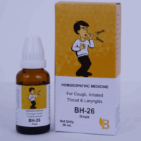 BHVP BH-26 Drops for Cough, Throat Irritation, and Respiratory Relief
