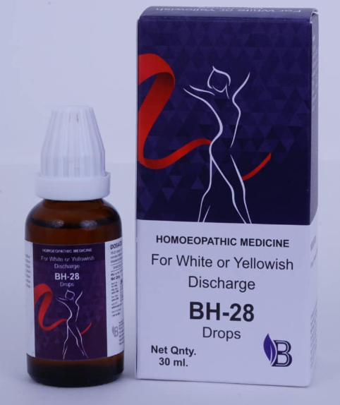 BHVP BH-28 Drops for Leucorrhoea and Vaginal Discharge Relief