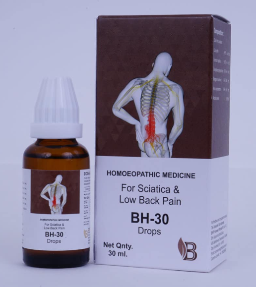 BHVP BH-30 Drops for Sciatica, Nerve Pain, and Leg Numbness Relief