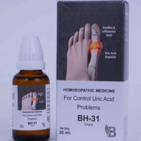 BHVP BH-31 Drops for High Uric Acid, Gout, and Joint Pain Relief