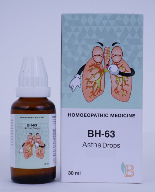 BHVP BH-63 DROPS – Natural Relief from Breathlessness, Wheezing & Chest Tightness