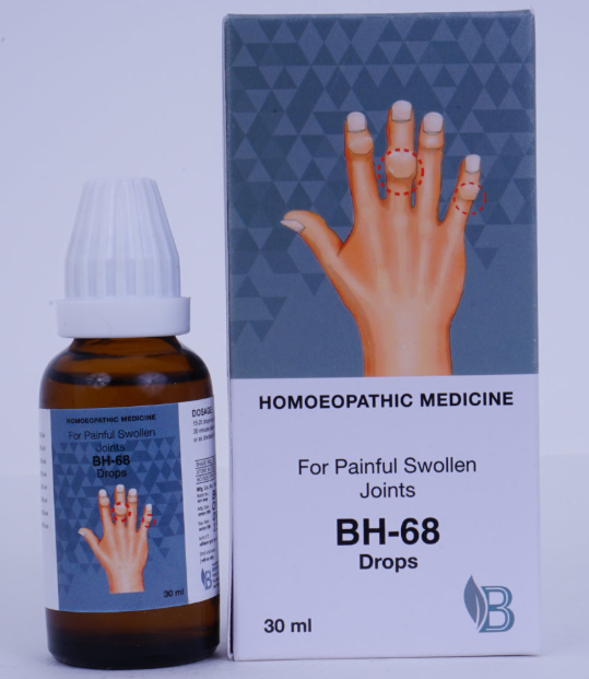 BHVP BH-68 DROPS – Homeopathic Remedy for Painful Swollen Joints and Arthritis Relief