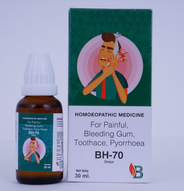 BHVP BH-70 DROPS – Natural Homeopathic Solution for Bleeding Gums & Tooth Sensitivity