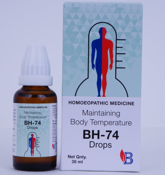 BHVP BH-74 DROPS – Natural Homeopathic Remedy for Fever and Body Temperature Regulation
