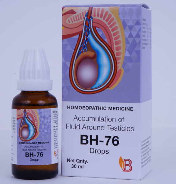 BHVP BH-76 DROPS – Natural Homeopathic Remedy for Hydrocele and Testicular Swelling