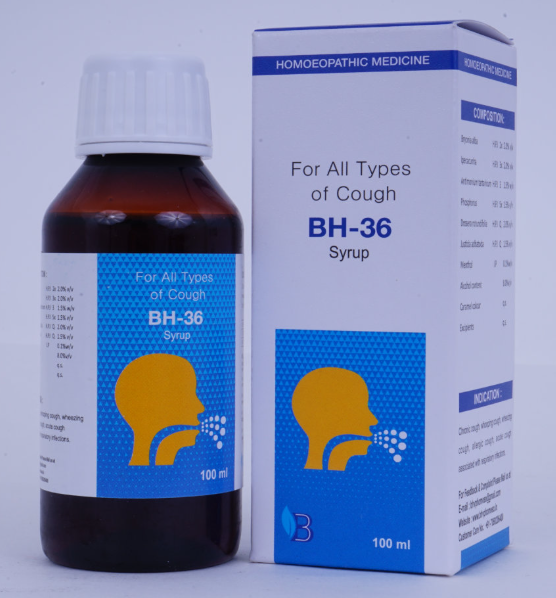 BHVP BH-36 SYRUP 100ML – Natural Relief for Chronic and Allergic Cough