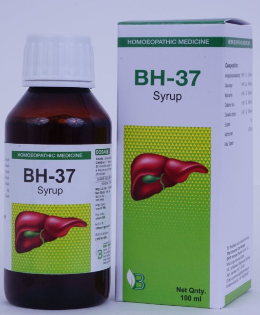 BHVP BH-37 SYRUP 100ML – Natural Homeopathic Liver and Digestion Tonic