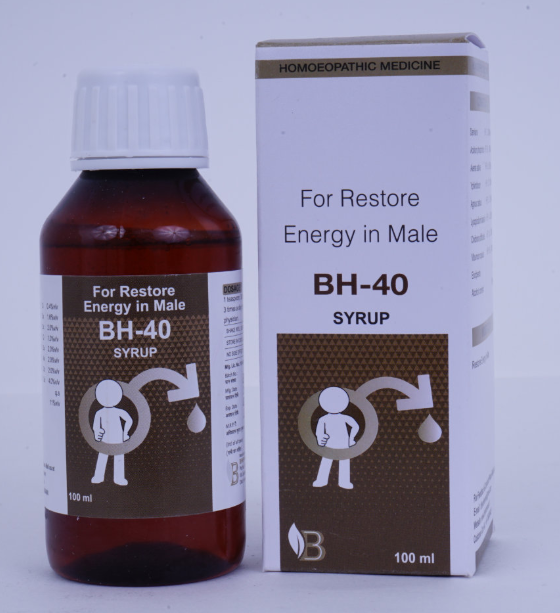BHVP BH-40 SYRUP 100ML – Natural Energy Restorer for Men