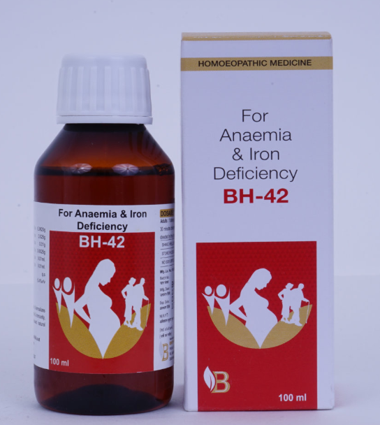 BHVP BH-42 Syrup Bottle for Iron Deficiency and Hemoglobin Boost