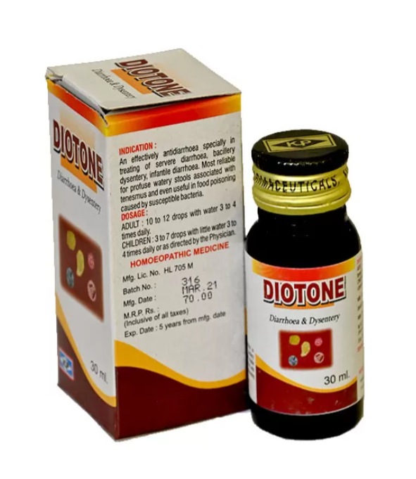 Kent Diotone 30ML homeopathic diarrhoea drops bottle