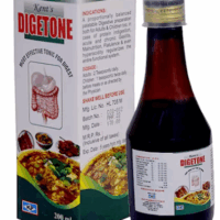Kent Digetone Syrup 200ML – Natural digestive tonic for gas, acidity, and malnutrition
