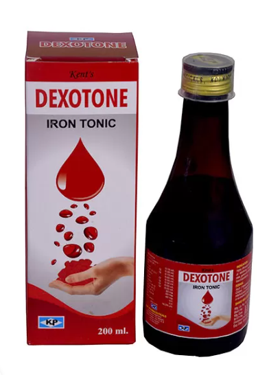 Kent Dexotone Iron Tonic 200ML – Natural iron tonic for anemia and weakness