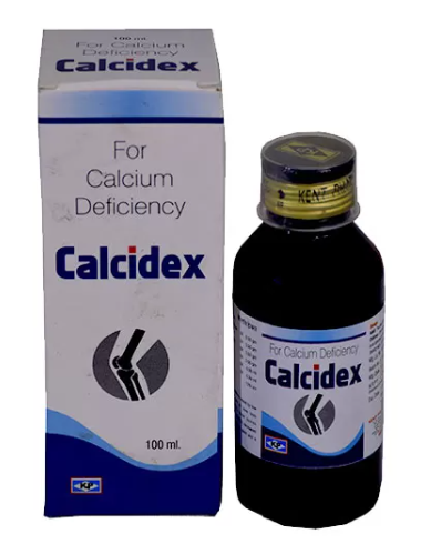 Kent Calcidex Syrup 100ML – Natural calcium supplement for bone health and development