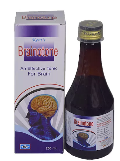 Kent Brainotone 200ML – Herbal brain tonic for memory, focus, and nerve health