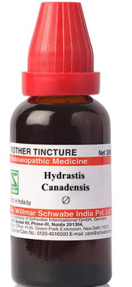 Schwabe Hydrastis Canadensis Q Mother Tincture for mucous discharge and digestive health