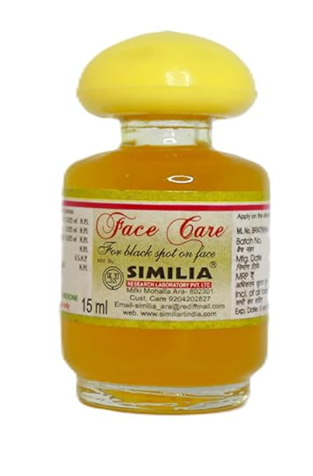 Similia Face Care Lotion bottle for black spot and wrinkle removal – 15ml