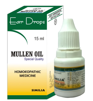 Similia Mullen Oil bottle – Homeopathic ear drops for earache and discharge