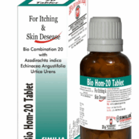 Similia Bio HOM-20 Tablets – Natural homeopathic remedy for itching and skin diseases