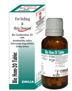 Similia Bio HOM-20 Tablets – Natural homeopathic remedy for itching and skin diseases