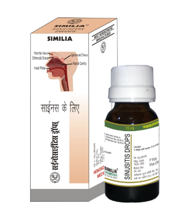 Similia Sinusitis Drop for Sinus Pain, Cold & Nasal Congestion Relief