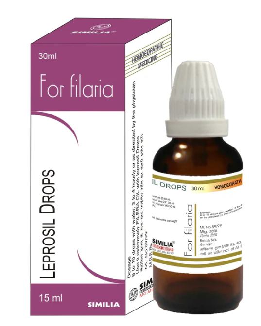 Similia Leprosil Drops for filariasis and elephantiasis relief