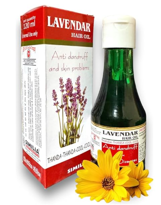 Similia Lavendar Hair Oil Bottle – Anti-Dandruff Herbal Hair Oil