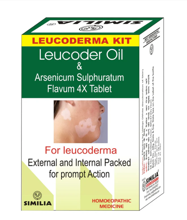 Similia Leucoder Oil bottle for leucoderma and white patches