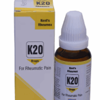 Kent Rheumex K20 – Natural Homeopathic Medicine for Joint and Muscle Pain Relief
