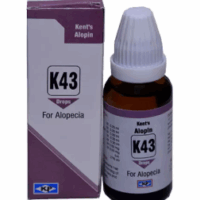 Kent Alopin K43 homeopathic drops bottle for hair loss control