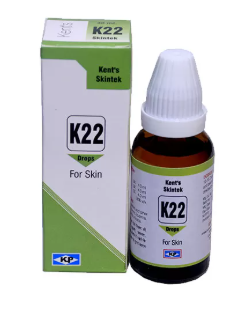 Kent Skintek K22 homeopathic skin care drops for acne and eczema