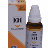 Kent Allertex K31 homeopathic drops for cold, cough, allergy, and respiratory health