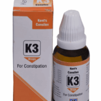 Kent Consilex K3 homeopathic constipation relief bottle
