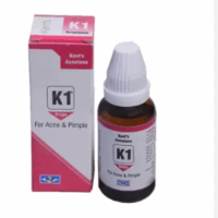 Kent Acnetone K1 homeopathic acne treatment packaging and ingredients.
