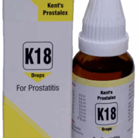 Kent Prostalex (K18) homeopathic drops for prostate enlargement and urinary pain relief