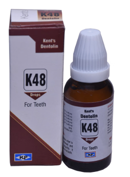 Kent Dentolin K48 – Homeopathic Toothache and Gum Pain Relief Drops