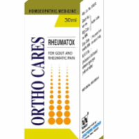 Jhactions ORTHO CARES Homeopathic Remedy for Gout and Rheumatic Pain