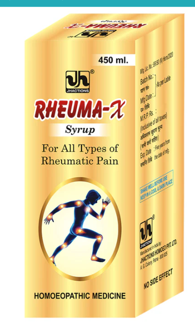 Jhactions RHEUMA-X Syrup – Herbal Pain Relief Tonic for Rheumatism and Arthritis